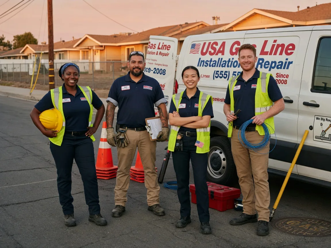 Gas Line Installation company in Burbank, OK